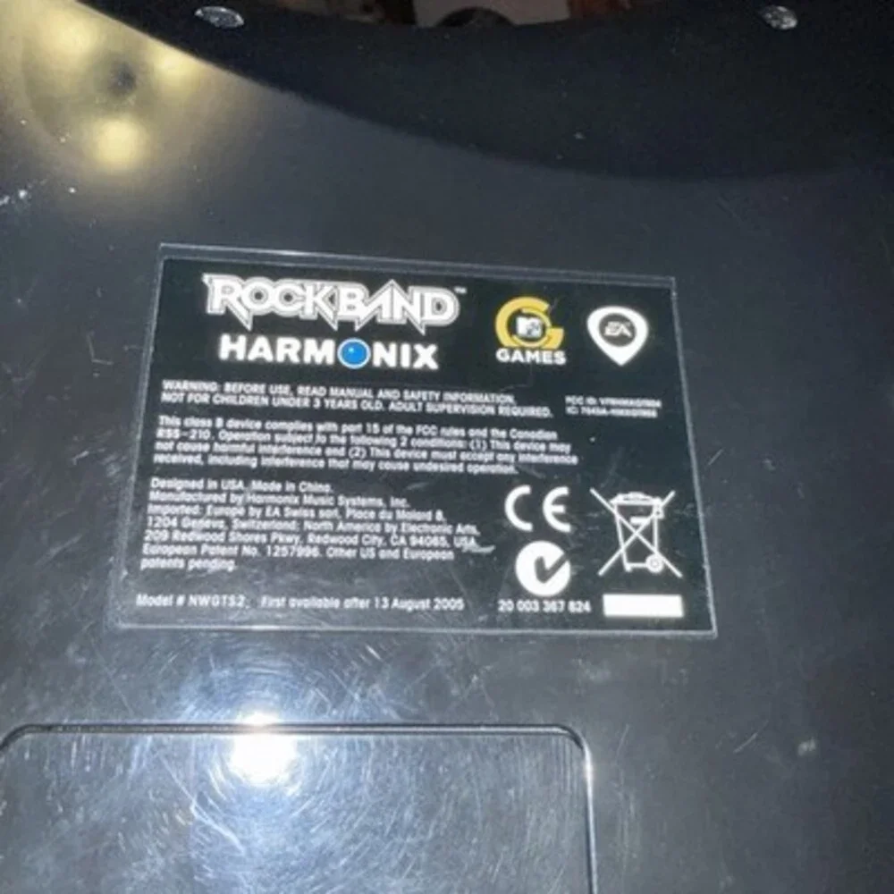 PLAYSTATION 3 PS3 FENDER STRATOCASTER WIRELESS ROCK BAND GUITAR NoDongle TESTED